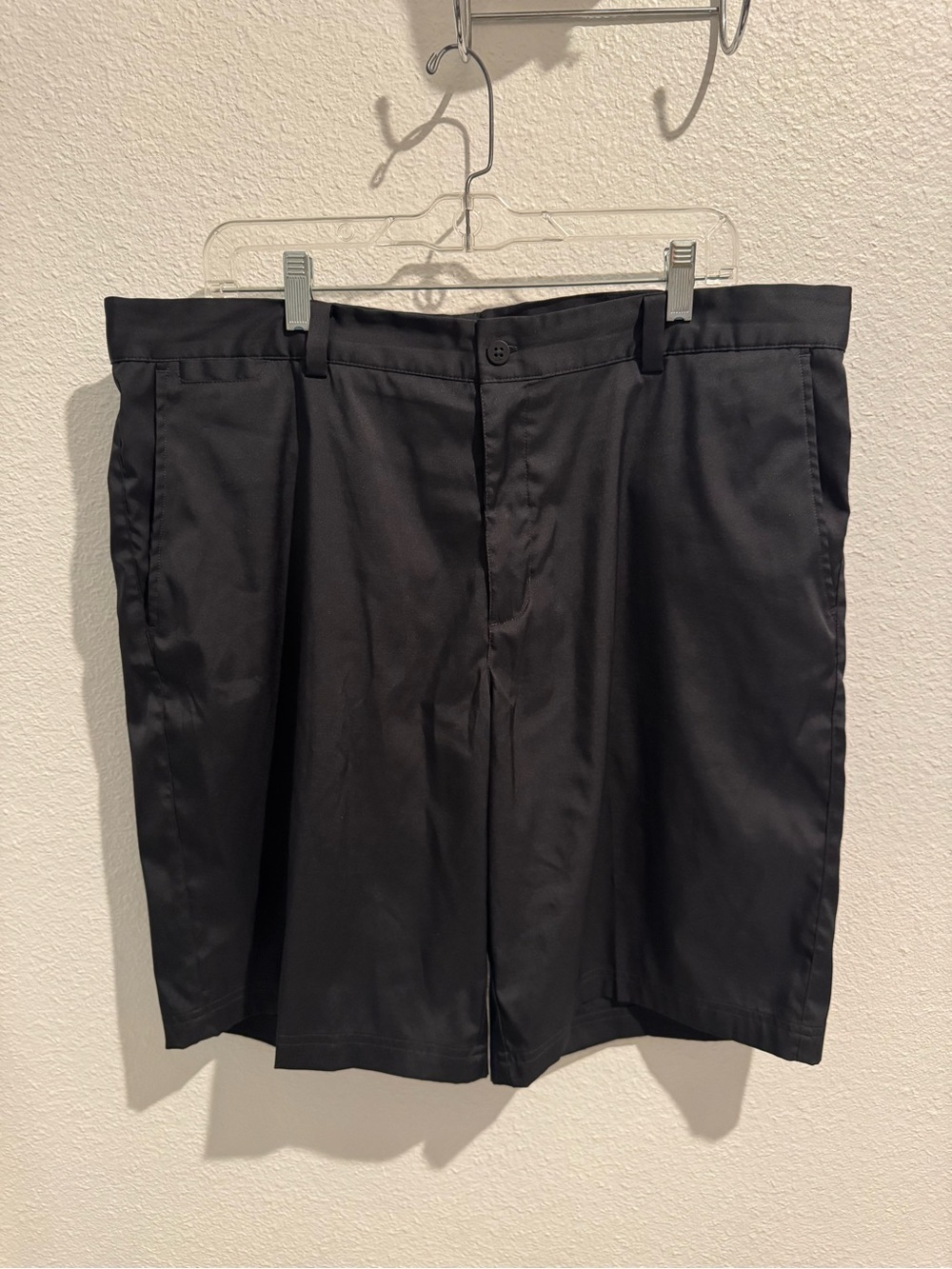 Nike Men's Black Flat Front Shorts